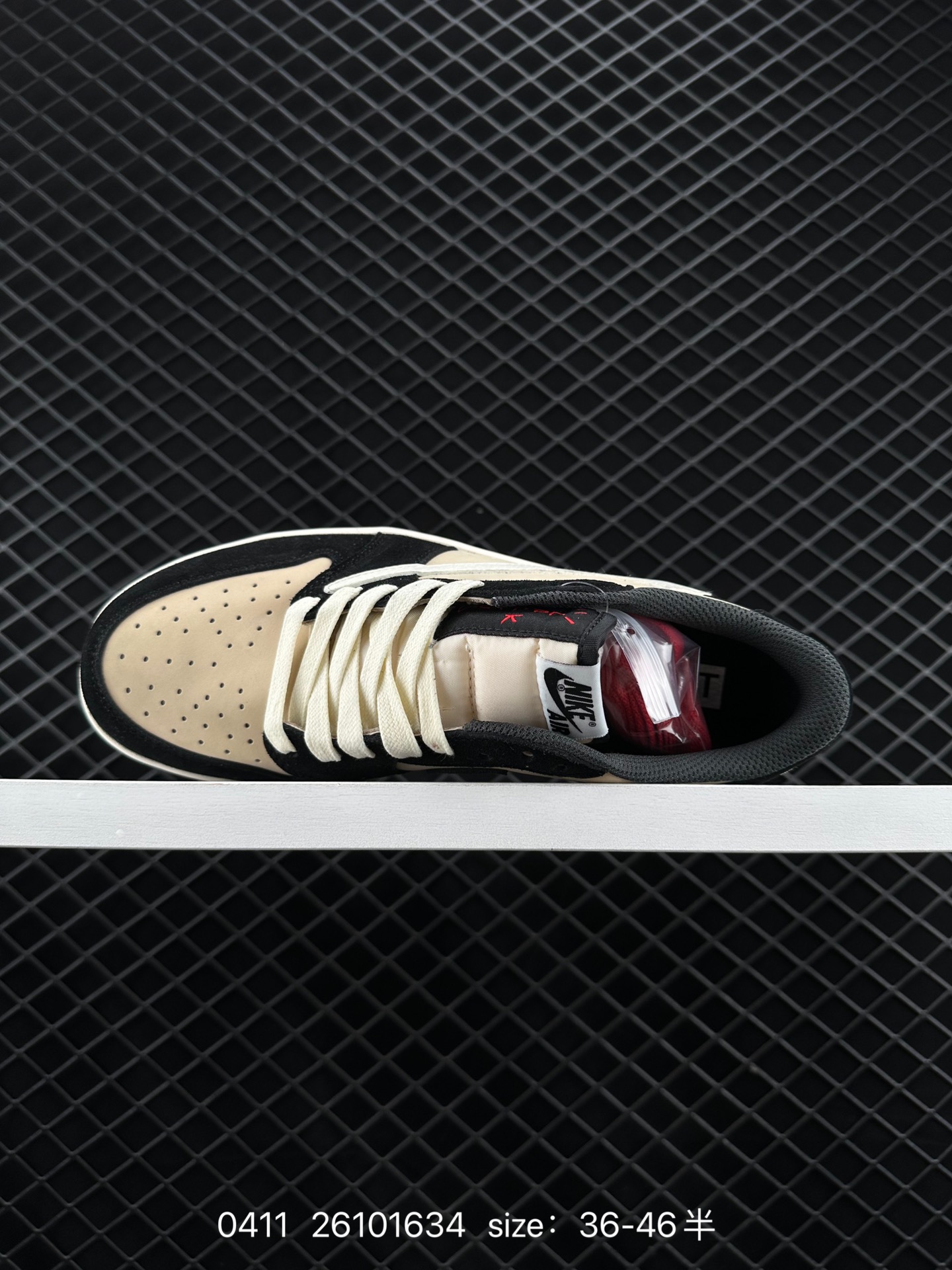 fragment design x Travis Scott x Nike Air Jordan 1 Low OG SP”Black/Green Toe“